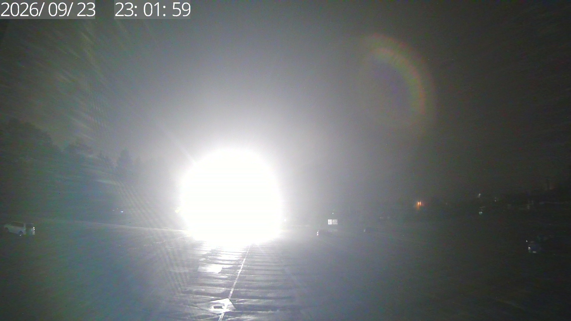 Karuizawa Prince Ski Centre Car Park Side snow cam captured at 23 September 2026 at 11:15 pm GMT+9