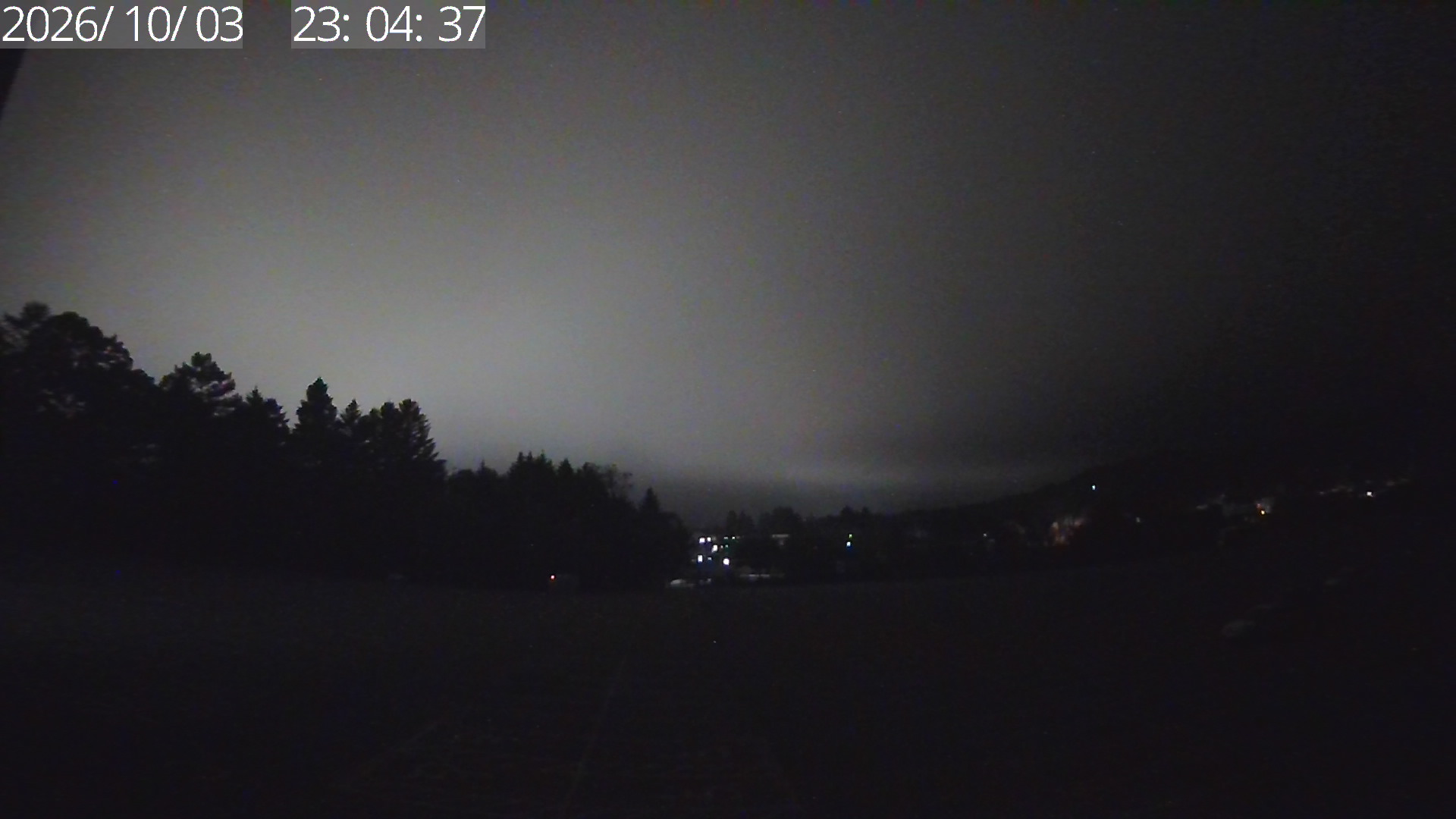 Karuizawa Prince Ski Centre Car Park Side snow cam captured at 3 October 2026 at 11:29 pm GMT+9