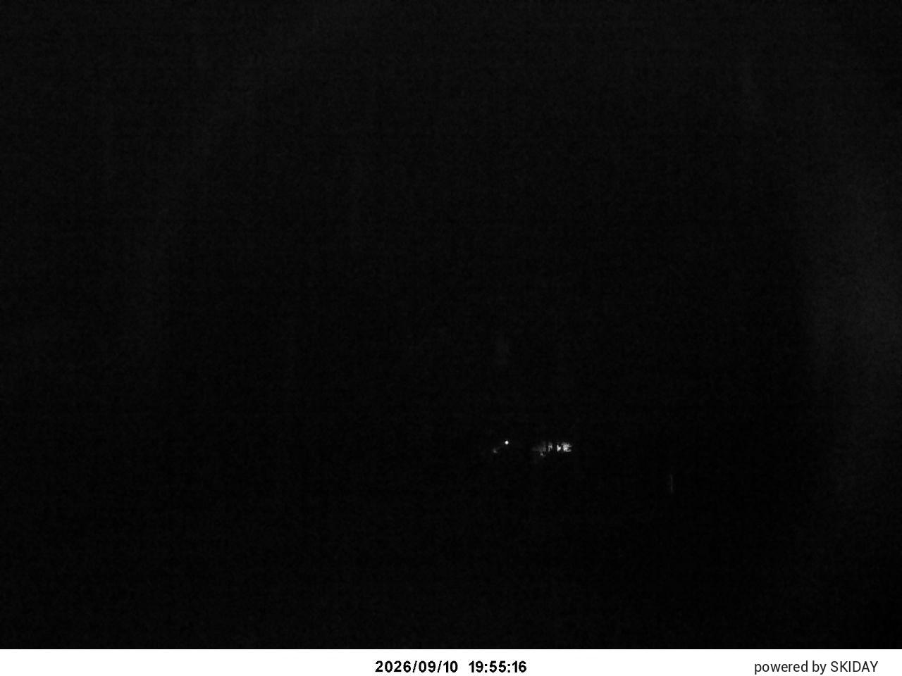 Norikura Yamaboushi Car Park snow cam captured at 10 September 2026 at 11:34 pm GMT+9