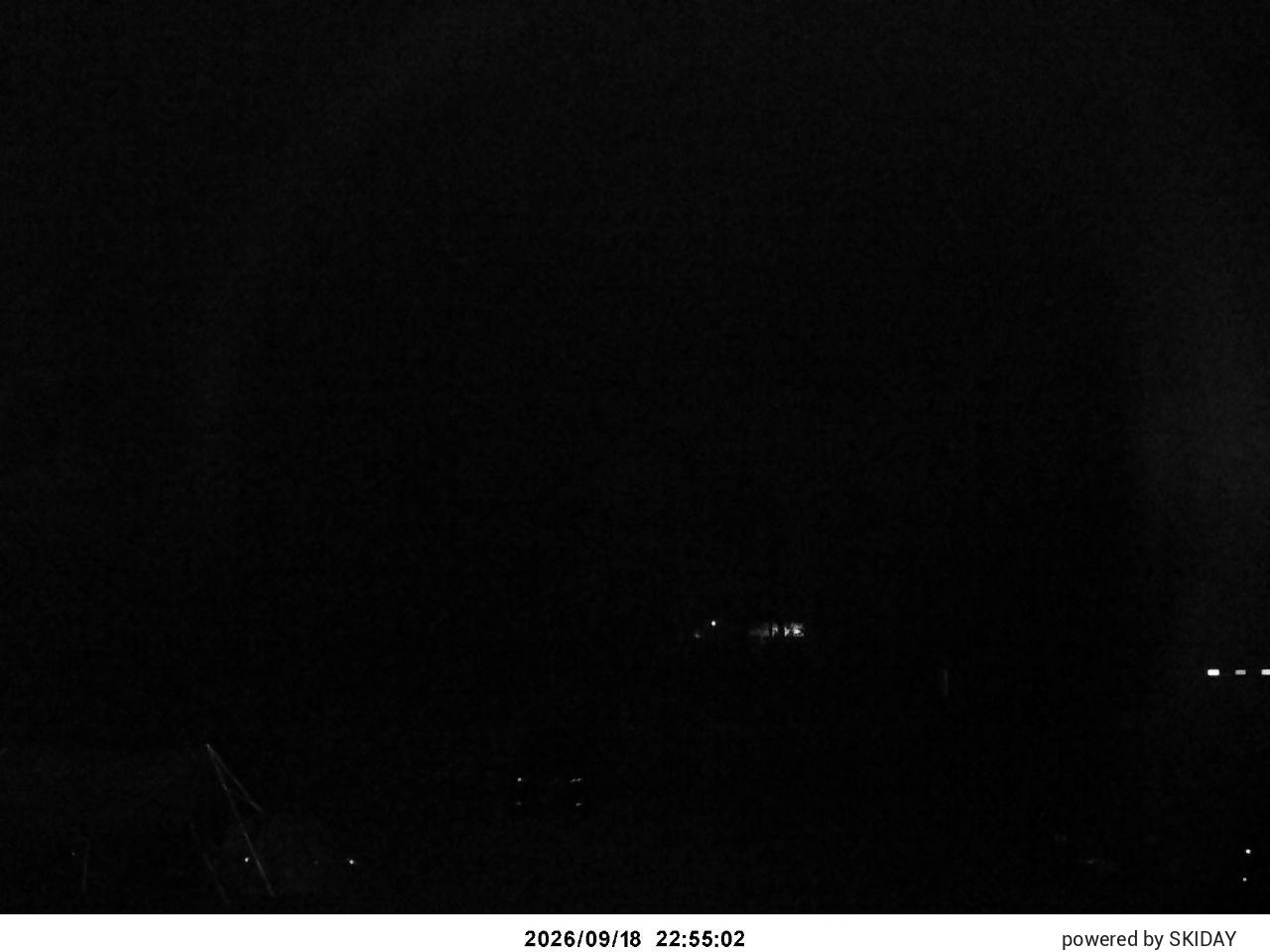 Norikura Yamaboushi Car Park snow cam captured at 18 September 2026 at 11:12 pm GMT+9