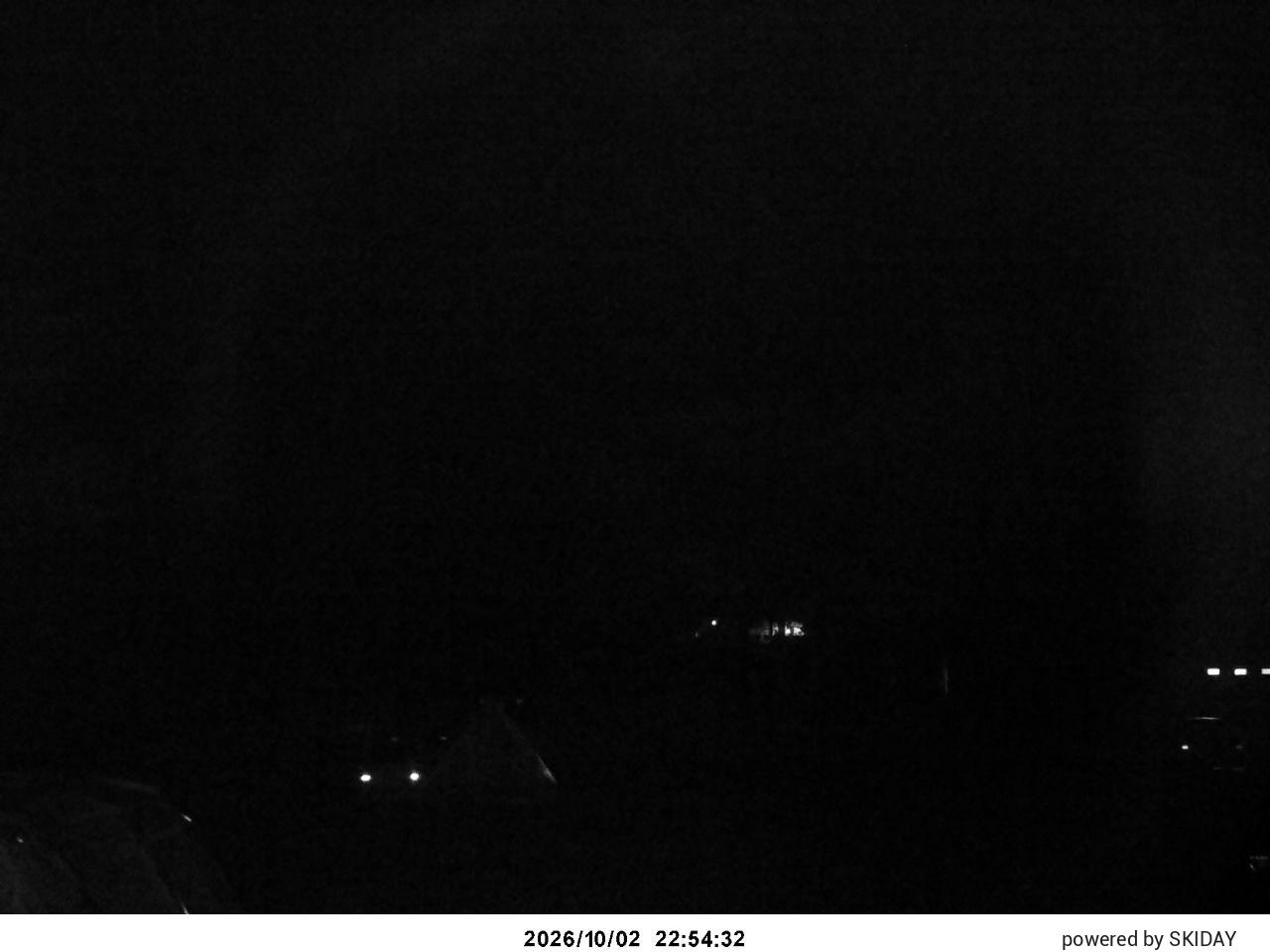 Norikura Yamaboushi Car Park snow cam captured at 2 October 2026 at 11:47 pm GMT+9