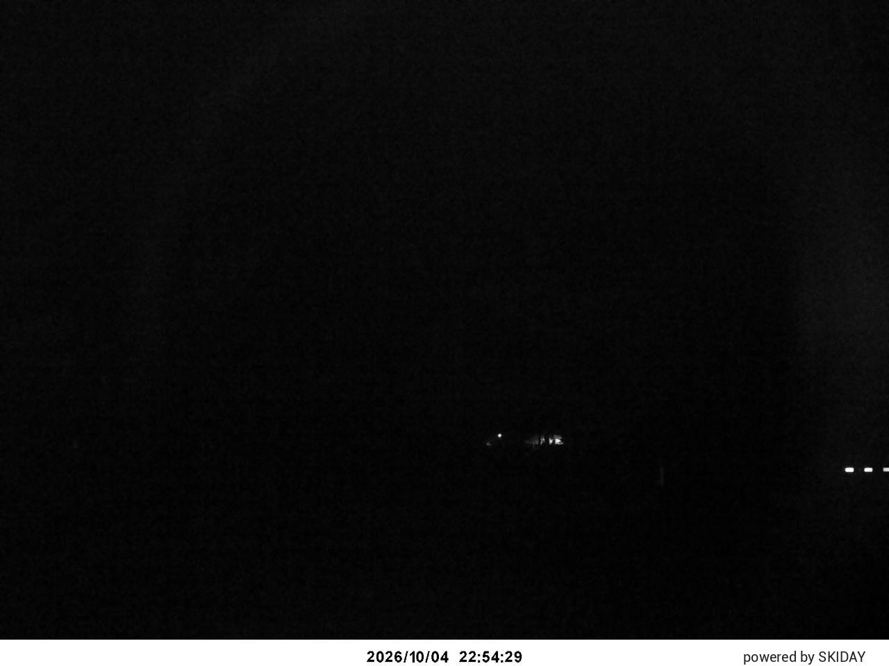 Norikura Yamaboushi Car Park snow cam captured at 4 October 2026 at 11:14 pm GMT+9