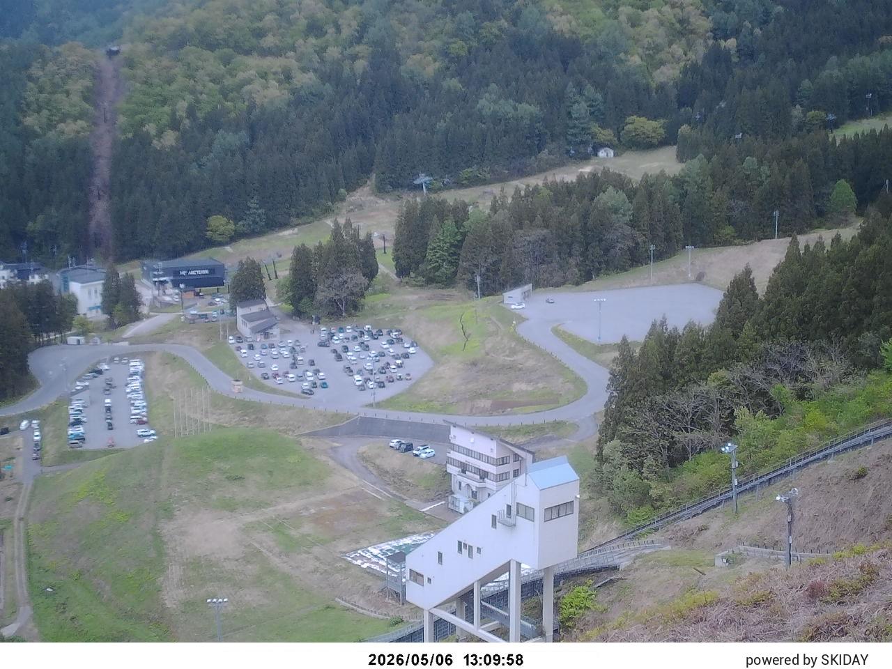 Nozawa Onsen Car Park 1 snow cam captured at 10 September 2026 at 11:34 pm GMT+9