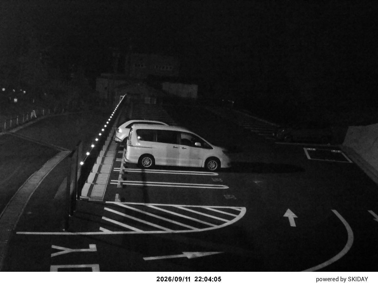 Okushiga Snowfall Gauge snow cam captured at 11 September 2026 at 11:02 pm GMT+9
