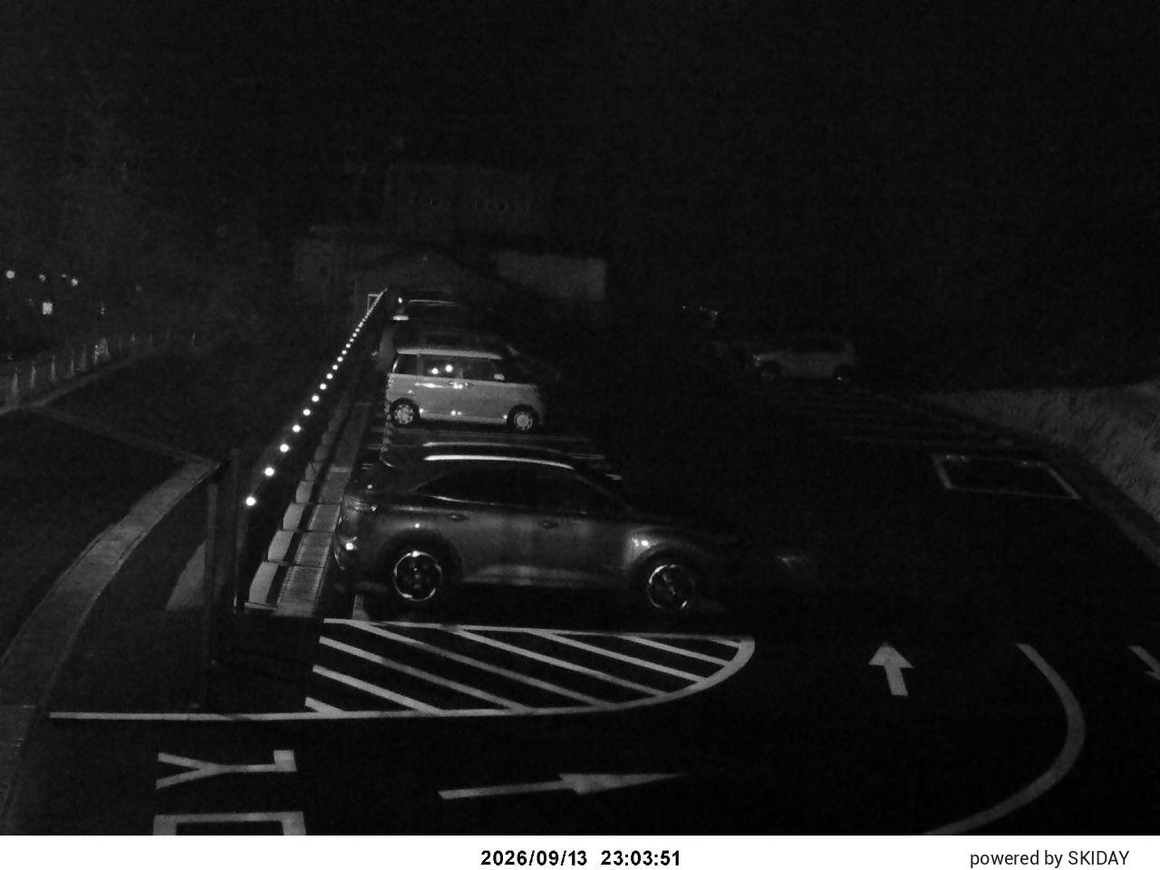 Okushiga Snowfall Gauge snow cam captured at 13 September 2026 at 11:51 pm GMT+9