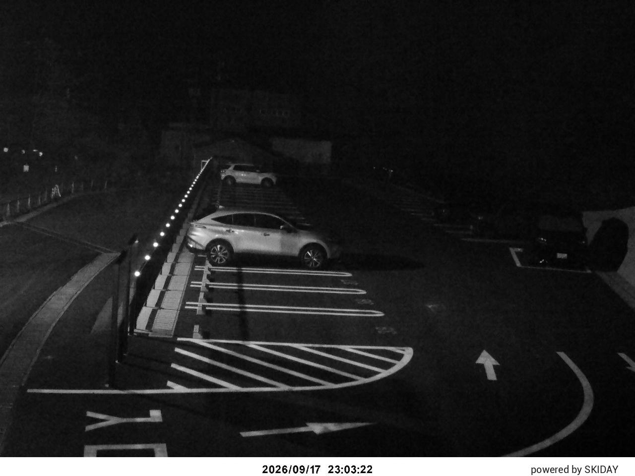 Okushiga Snowfall Gauge snow cam captured at 17 September 2026 at 11:48 pm GMT+9