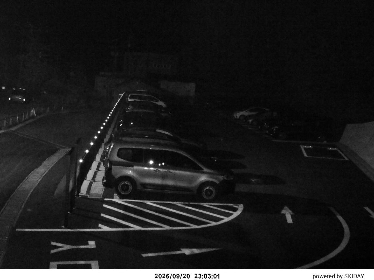 Okushiga Snowfall Gauge snow cam captured at 20 September 2026 at 11:18 pm GMT+9