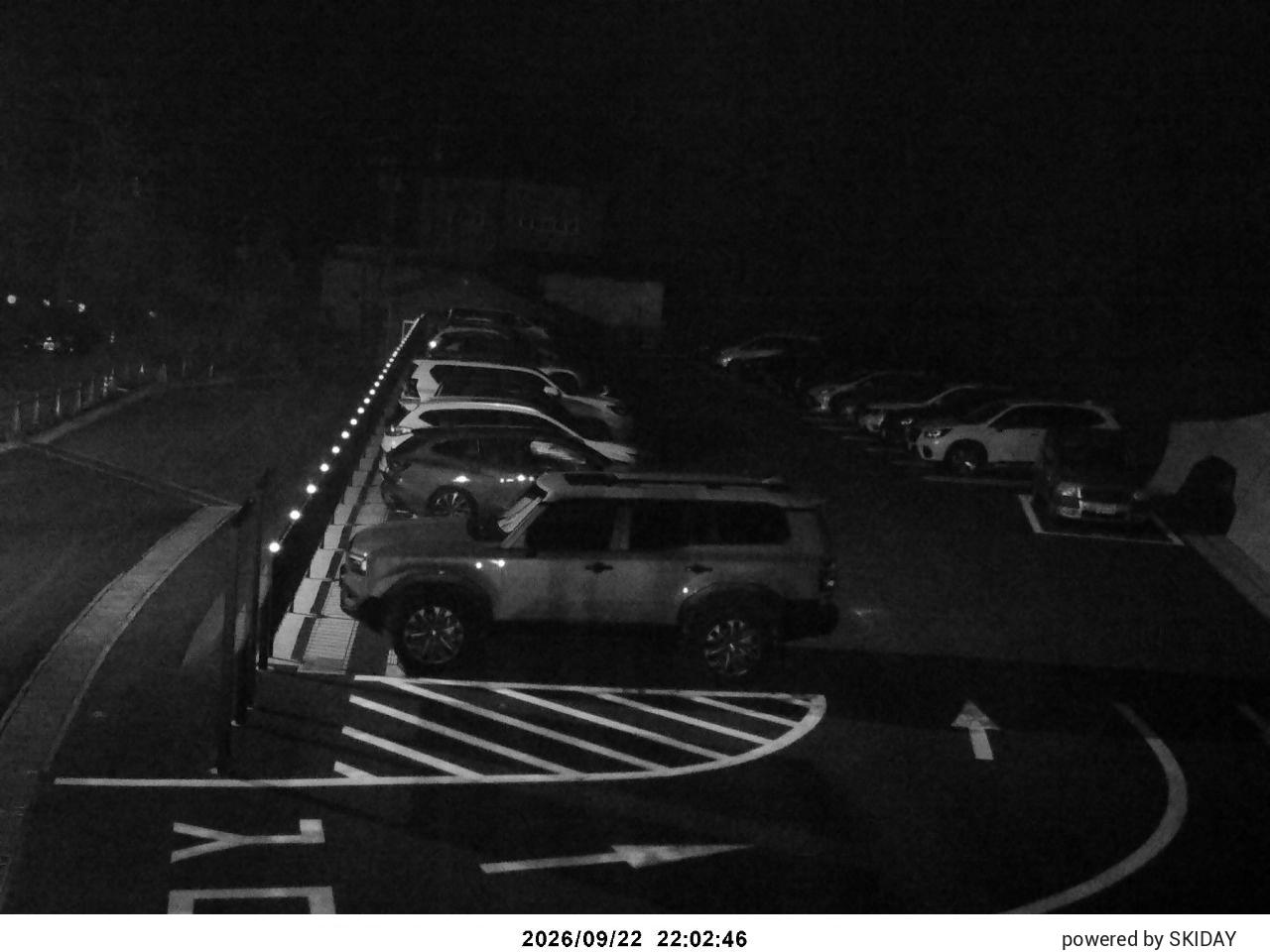 Okushiga Snowfall Gauge snow cam captured at 22 September 2026 at 11:07 pm GMT+9