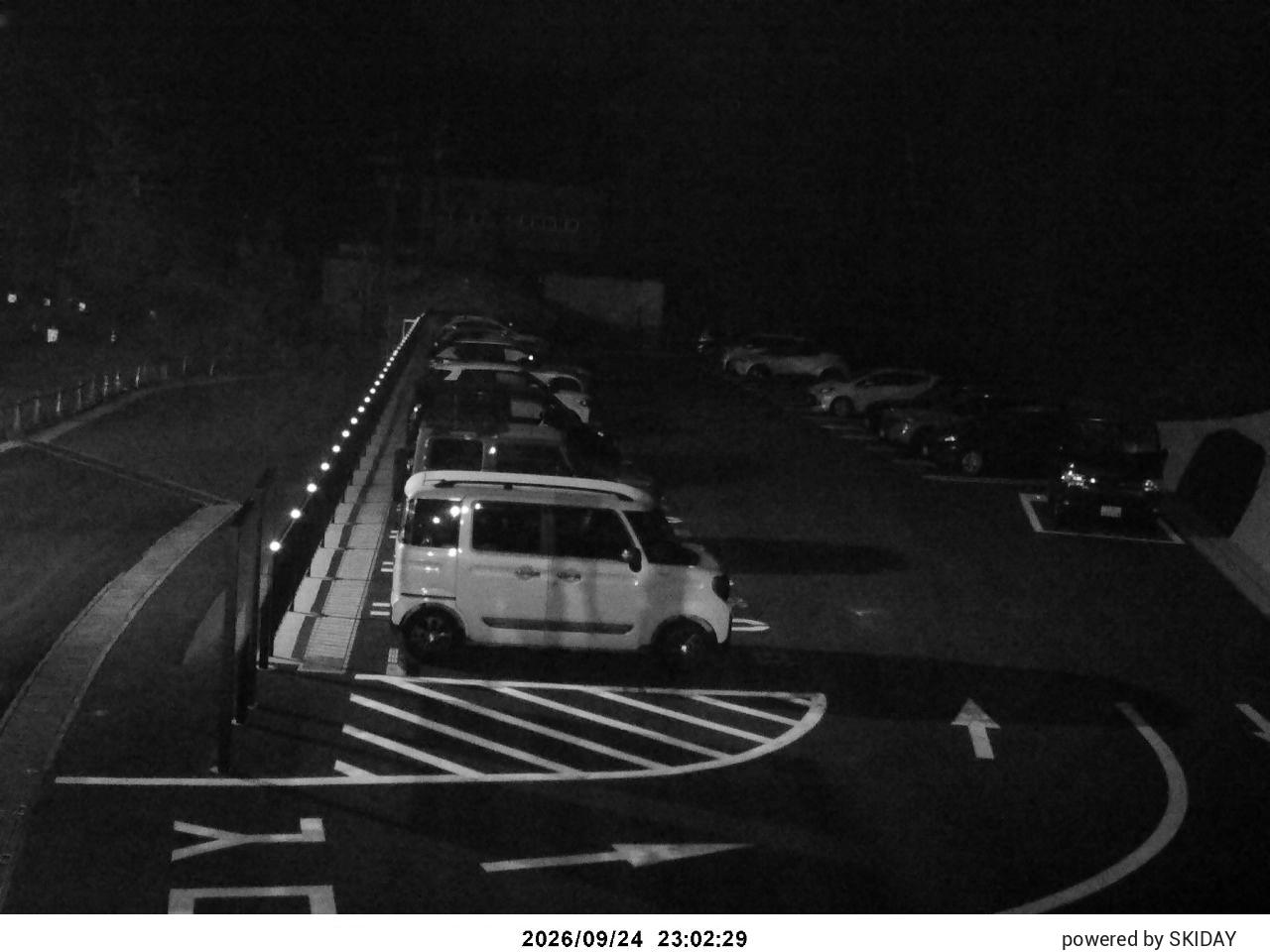 Okushiga Snowfall Gauge snow cam captured at 24 September 2026 at 11:16 pm GMT+9