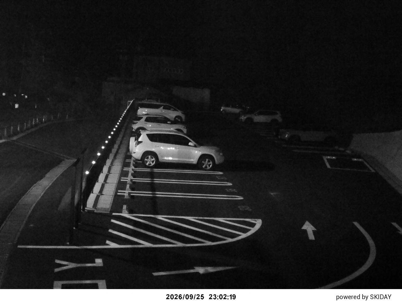 Okushiga Snowfall Gauge snow cam captured at 25 September 2026 at 11:40 pm GMT+9