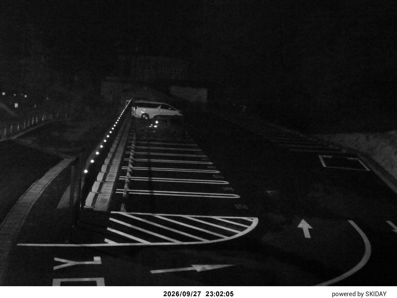 Okushiga Snowfall Gauge snow cam captured at 27 September 2026 at 11:38 pm GMT+9