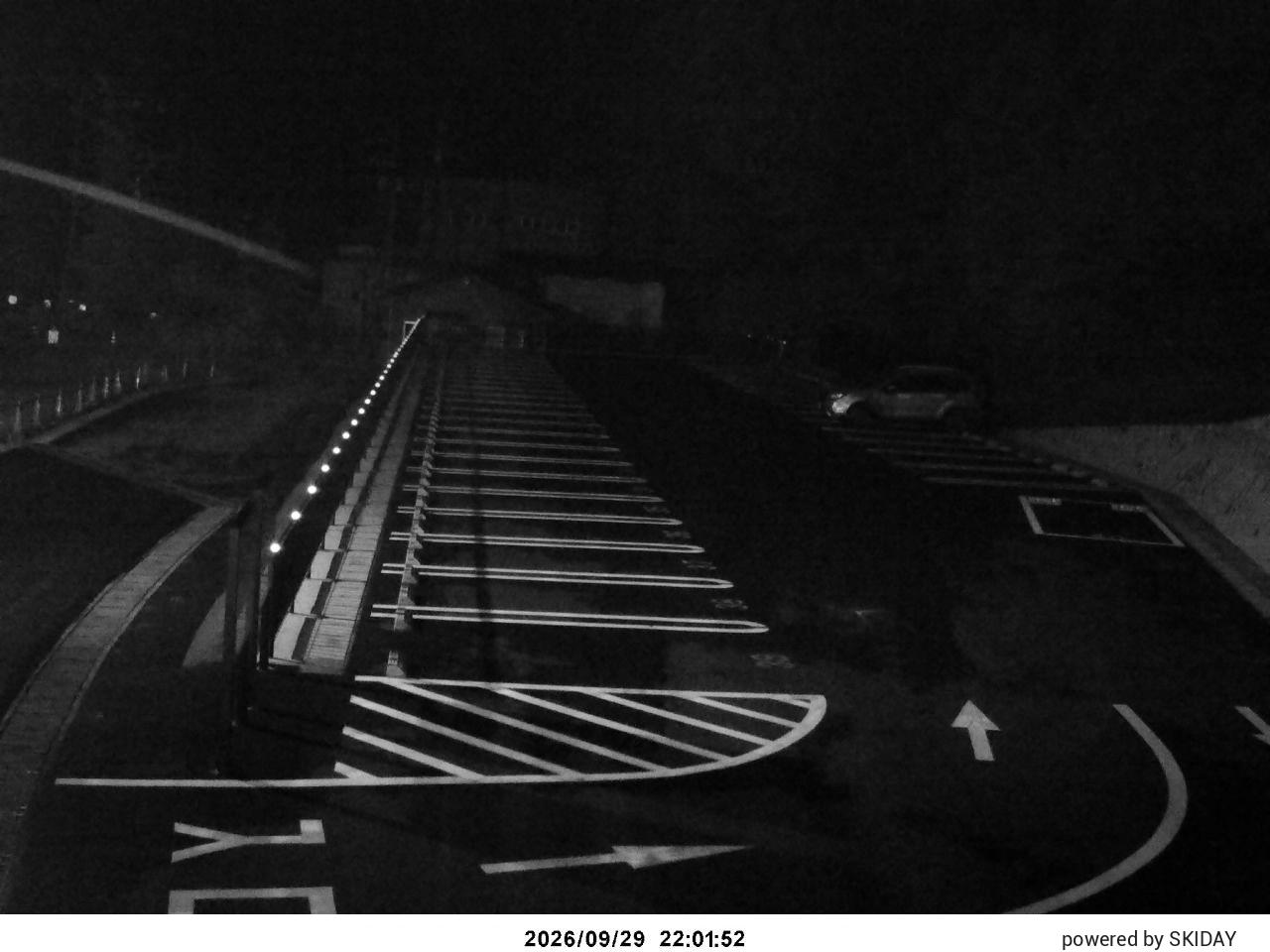 Okushiga Snowfall Gauge snow cam captured at 29 September 2026 at 10:58 pm GMT+9