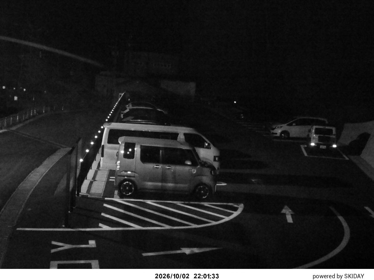 Okushiga Snowfall Gauge snow cam captured at 2 October 2026 at 10:48 pm GMT+9
