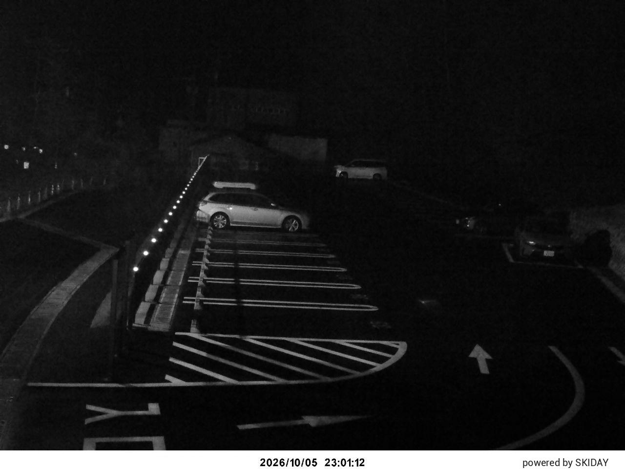 Okushiga Snowfall Gauge snow cam captured at 5 October 2026 at 11:55 pm GMT+9