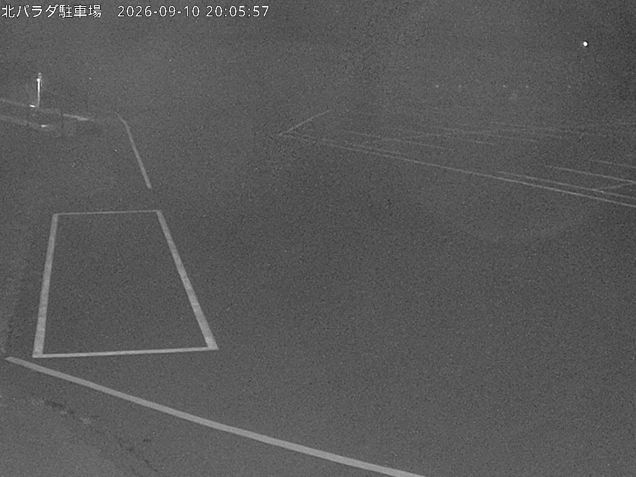 Parada Car Park snow cam captured at 10 September 2026 at 11:34 pm GMT+9