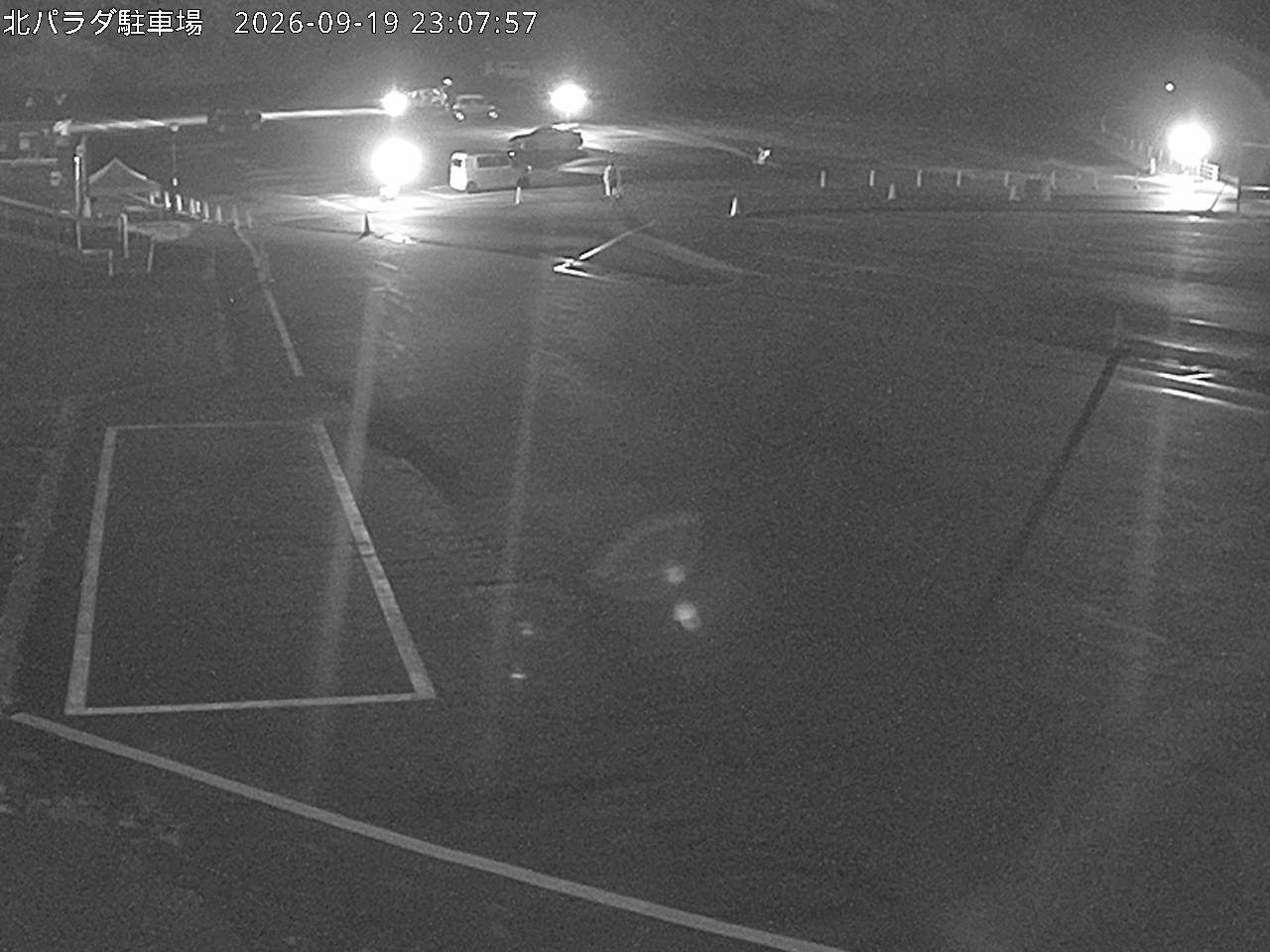 Parada Car Park snow cam captured at 19 September 2026 at 11:37 pm GMT+9