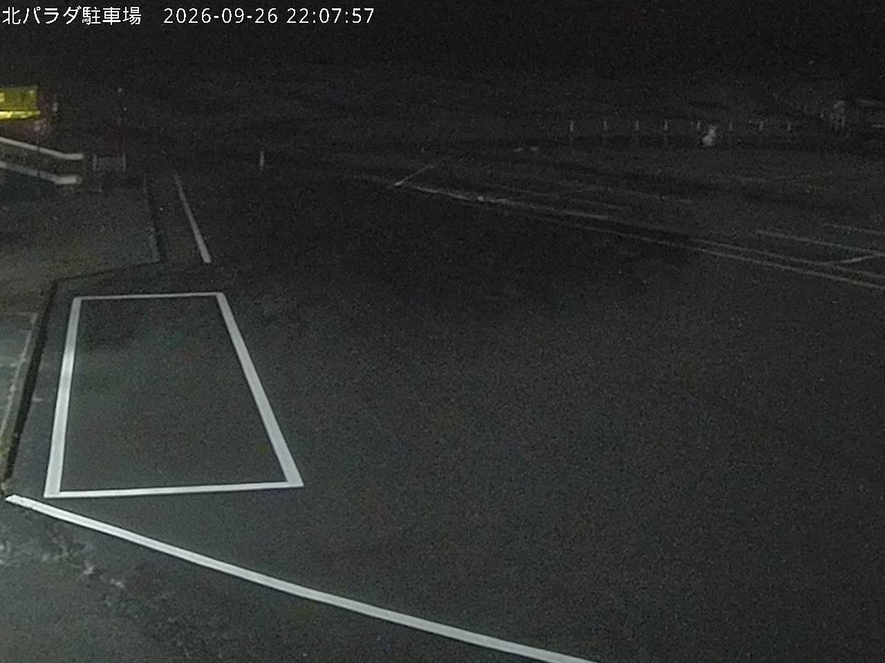 Parada Car Park snow cam captured at 26 September 2026 at 11:03 pm GMT+9