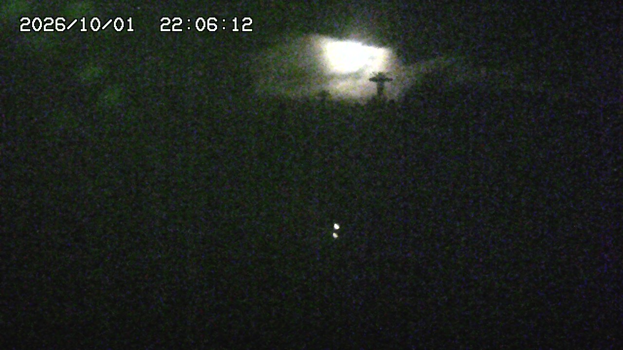 Pilatus Mt Kitayokodake View · Base Station · 1,771m snow cam captured at 1 October 2026 at 11:00 pm GMT+9