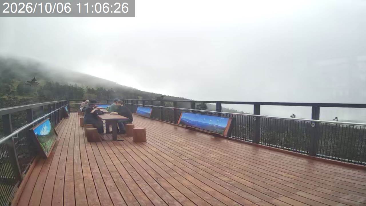 Pilatus Southern Alps View · Tsuboniwa Station · 2,237m snow cam captured at 6 October 2026 at 11:10 am GMT+9