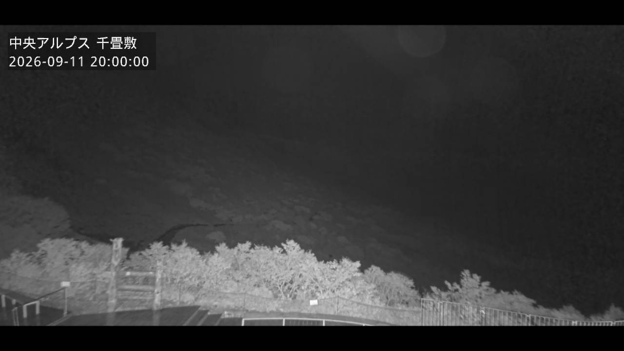 Senjojiki Senjojiki Cirque View snow cam captured at 11 September 2026 at 9:00 pm GMT+9