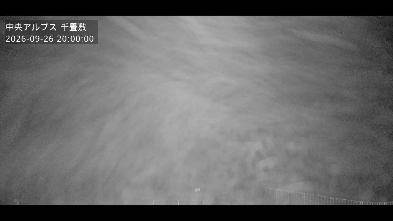 Senjojiki Senjojiki Cirque View snow cam captured at 26 September 2026 at 8:00 pm GMT+9