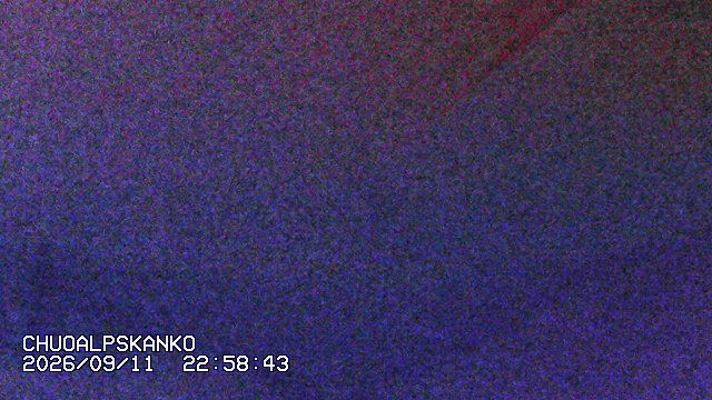 Senjojiki Southern Alps View snow cam captured at 11 September 2026 at 11:03 pm GMT+9