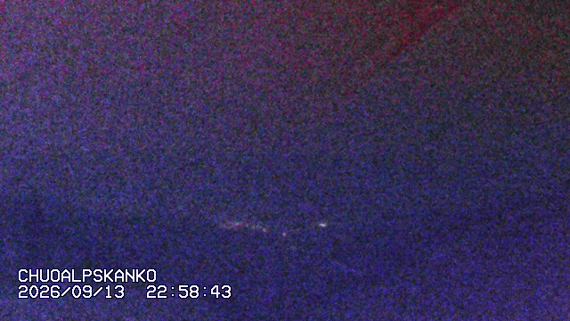 Senjojiki Southern Alps View snow cam captured at 13 September 2026 at 11:51 pm GMT+9