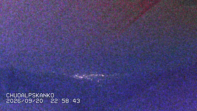 Senjojiki Southern Alps View snow cam captured at 20 September 2026 at 11:23 pm GMT+9
