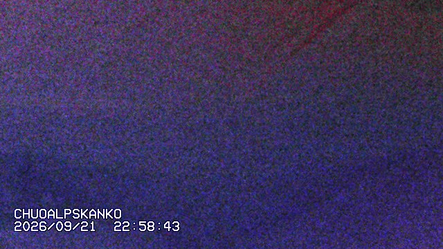 Senjojiki Southern Alps View snow cam captured at 21 September 2026 at 11:47 pm GMT+9