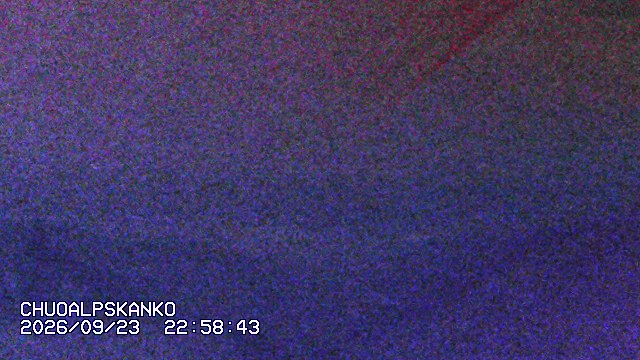 Senjojiki Southern Alps View snow cam captured at 23 September 2026 at 11:34 pm GMT+9