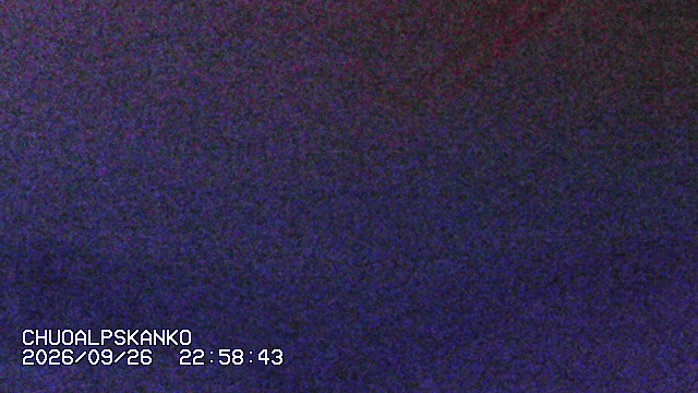 Senjojiki Southern Alps View snow cam captured at 26 September 2026 at 11:04 pm GMT+9