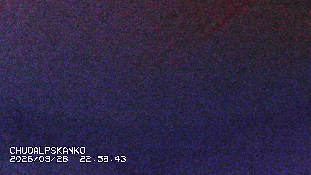 Senjojiki Southern Alps View snow cam captured at 28 September 2026 at 11:03 pm GMT+9