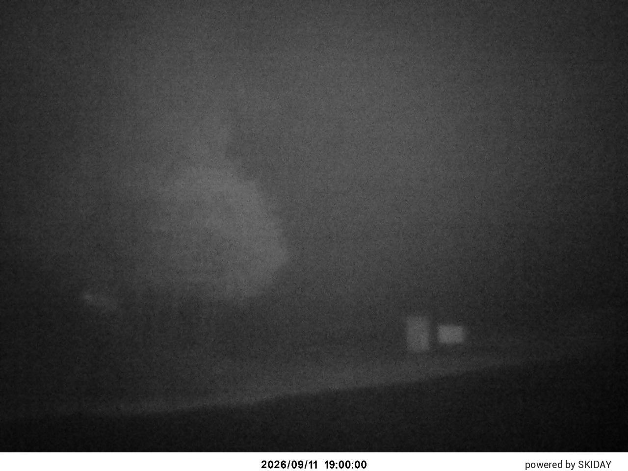 Shirakaba 2in1 Pleasure Course snow cam captured at 11 September 2026 at 7:58 pm GMT+9