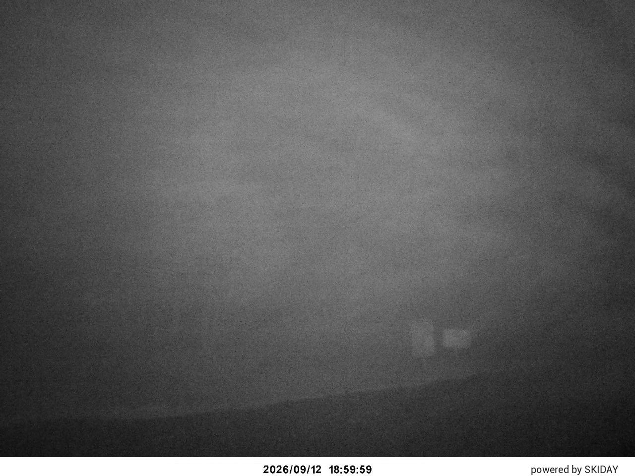 Shirakaba 2in1 Pleasure Course snow cam captured at 12 September 2026 at 7:23 pm GMT+9