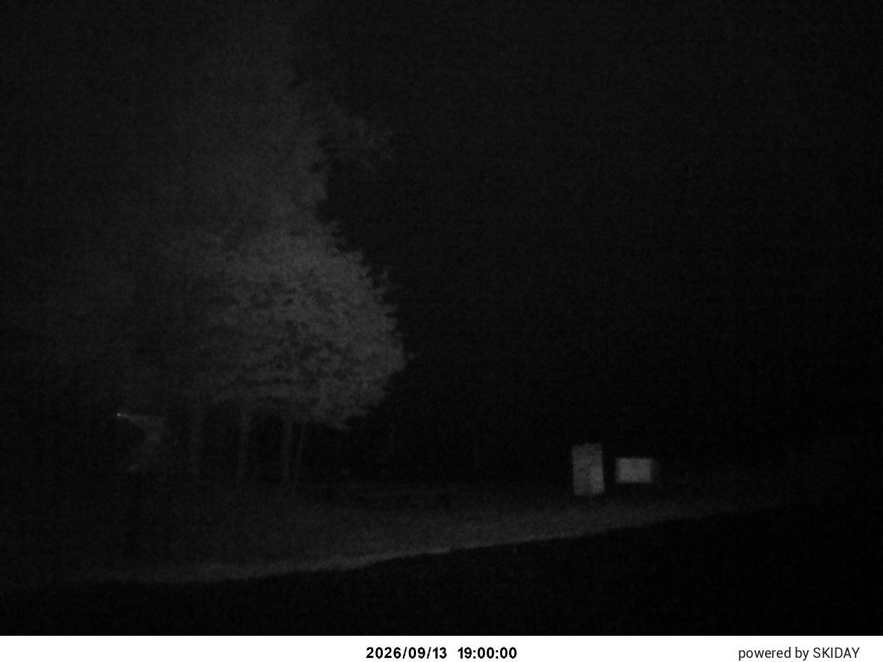 Shirakaba 2in1 Pleasure Course snow cam captured at 13 September 2026 at 7:47 pm GMT+9
