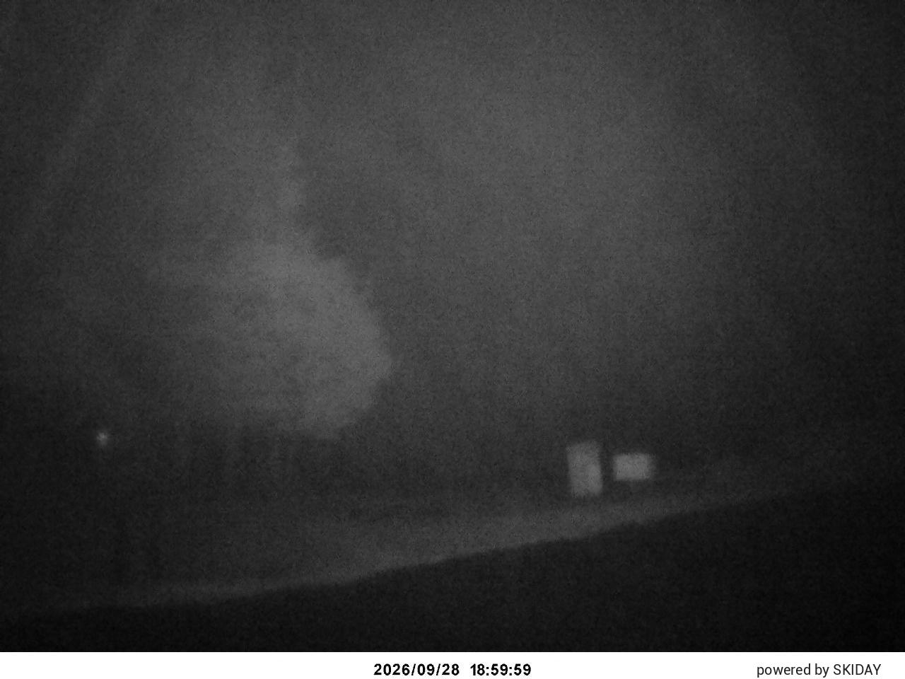 Shirakaba 2in1 Pleasure Course snow cam captured at 28 September 2026 at 8:00 pm GMT+9