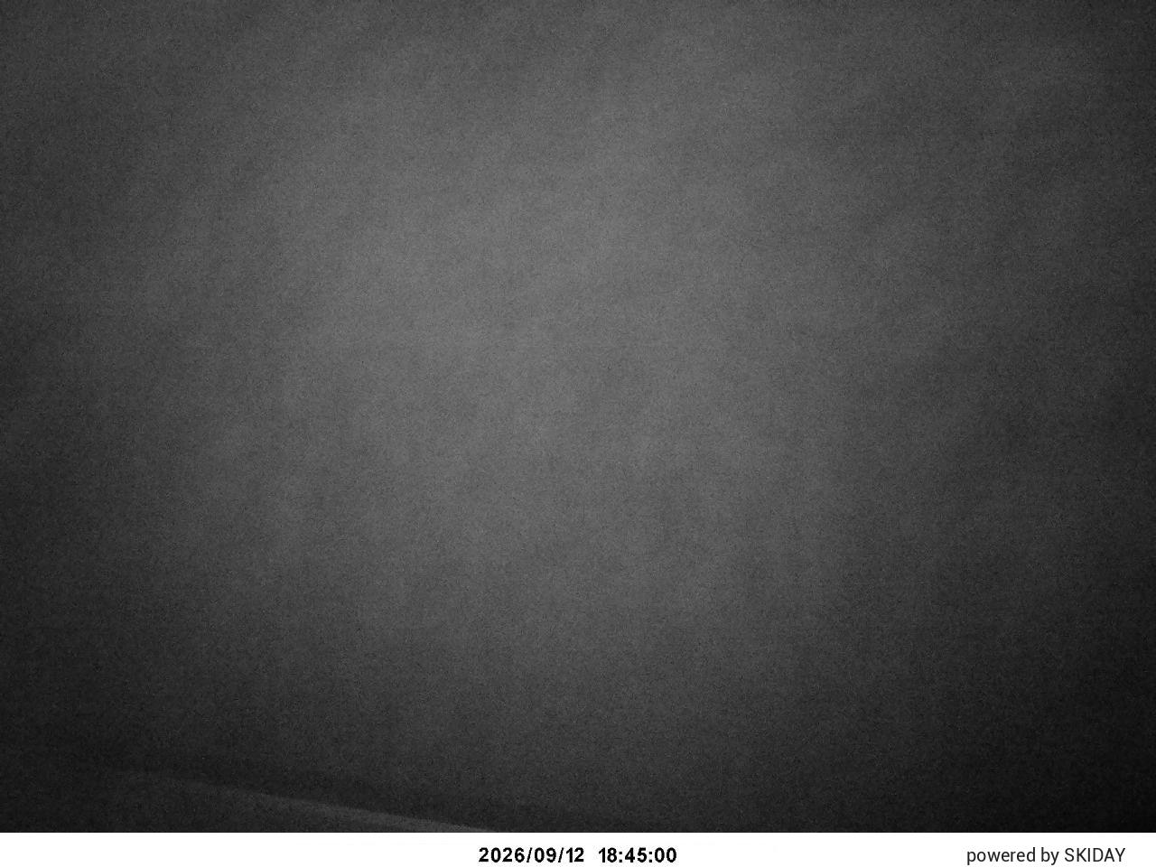 Shirakaba Kokusai Gondola Summit Terrace snow cam captured at 12 September 2026 at 7:23 pm GMT+9