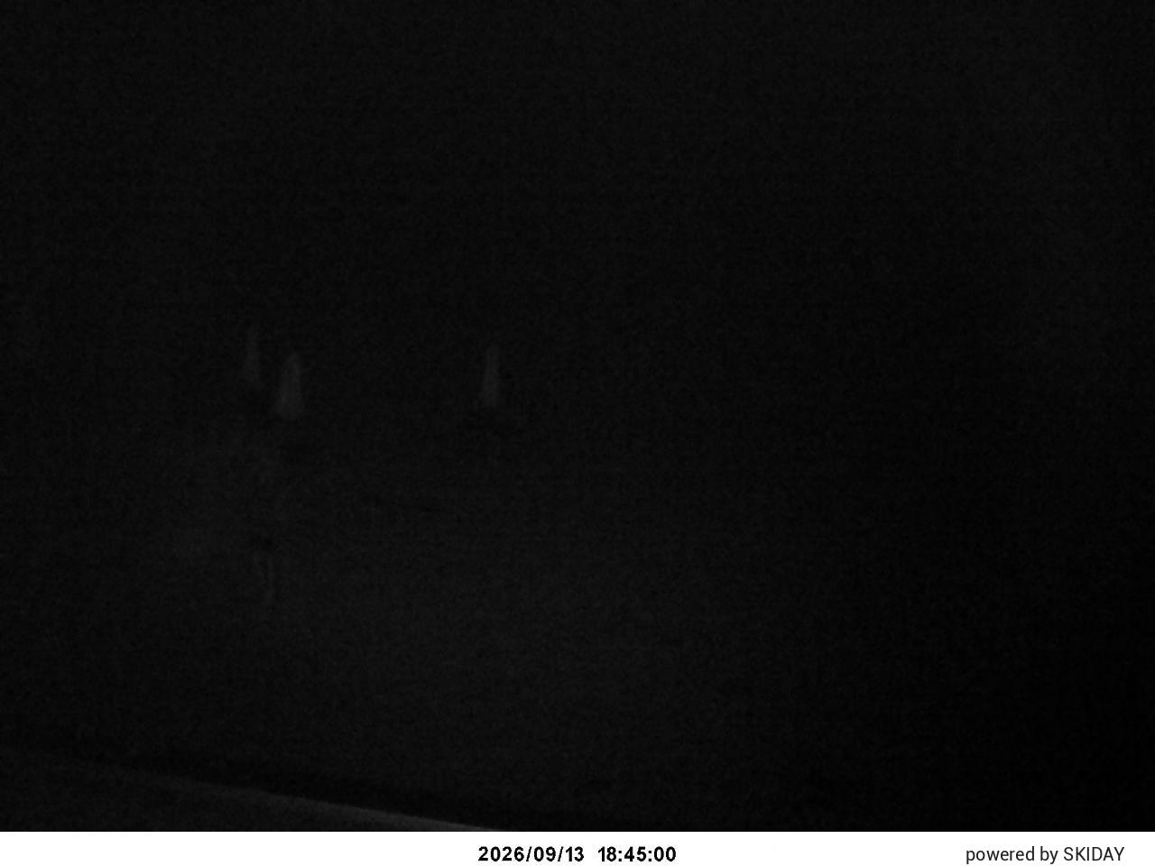 Shirakaba Kokusai Gondola Summit Terrace snow cam captured at 13 September 2026 at 7:47 pm GMT+9