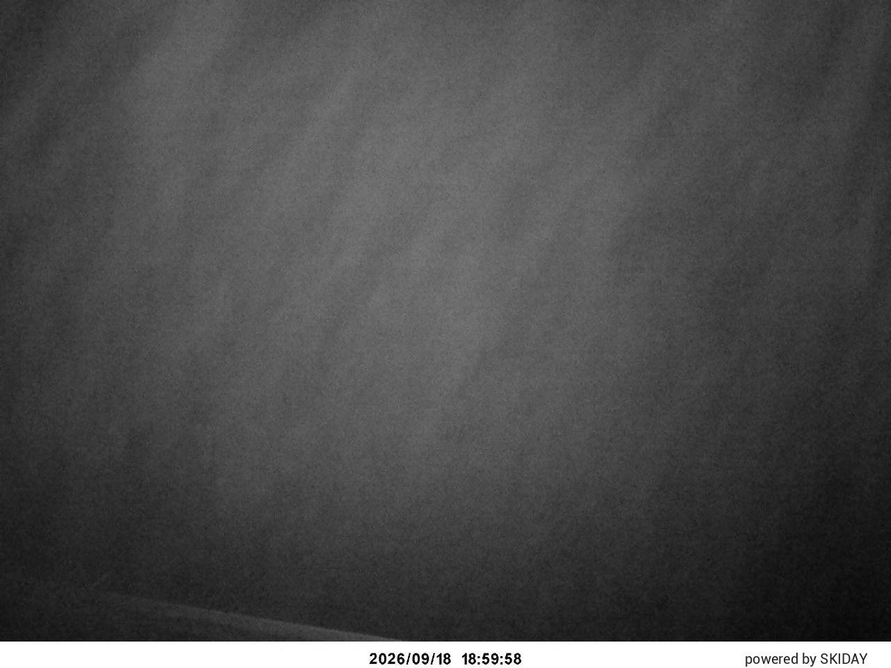 Shirakaba Kokusai Gondola Summit Terrace snow cam captured at 18 September 2026 at 7:09 pm GMT+9