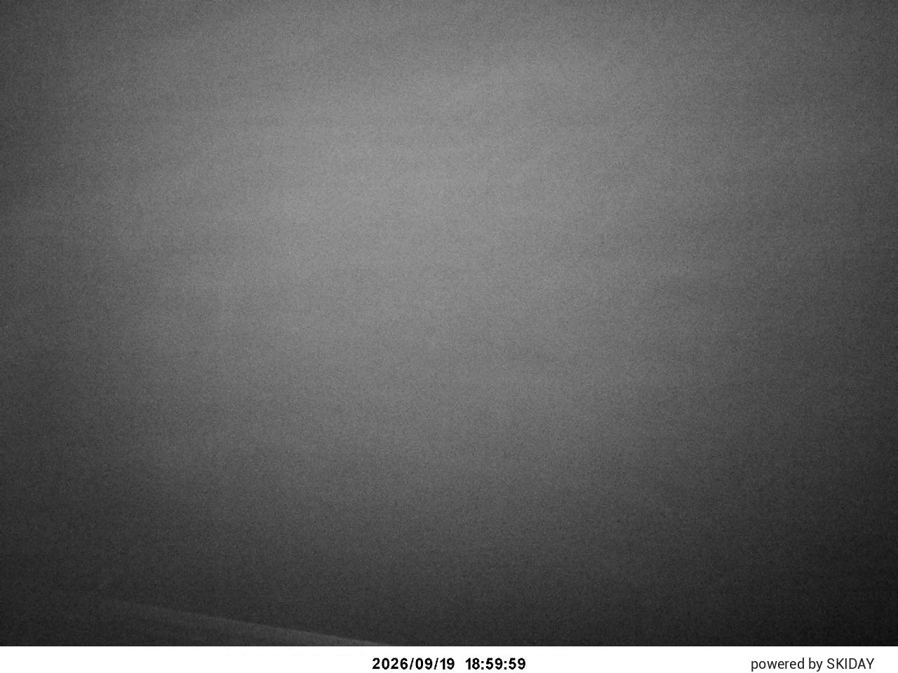 Shirakaba Kokusai Gondola Summit Terrace snow cam captured at 19 September 2026 at 7:33 pm GMT+9