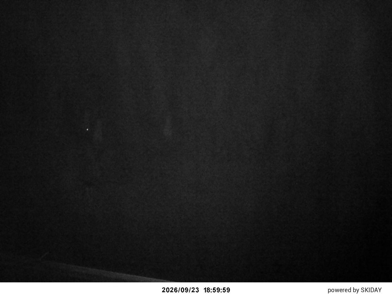 Shirakaba Kokusai Gondola Summit Terrace snow cam captured at 23 September 2026 at 7:29 pm GMT+9
