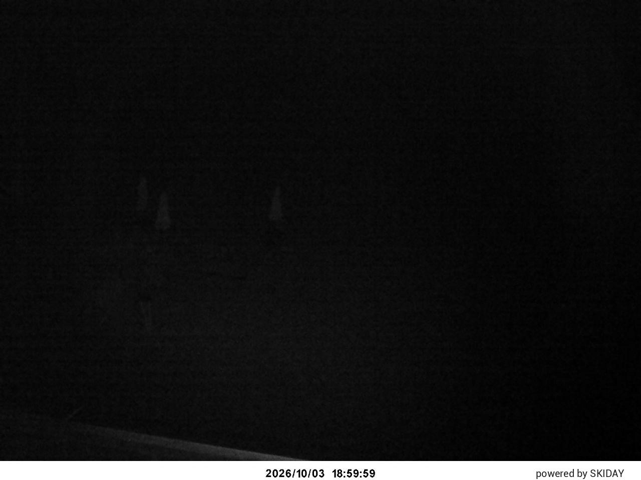Shirakaba Kokusai Gondola Summit Terrace snow cam captured at 3 October 2026 at 7:37 pm GMT+9