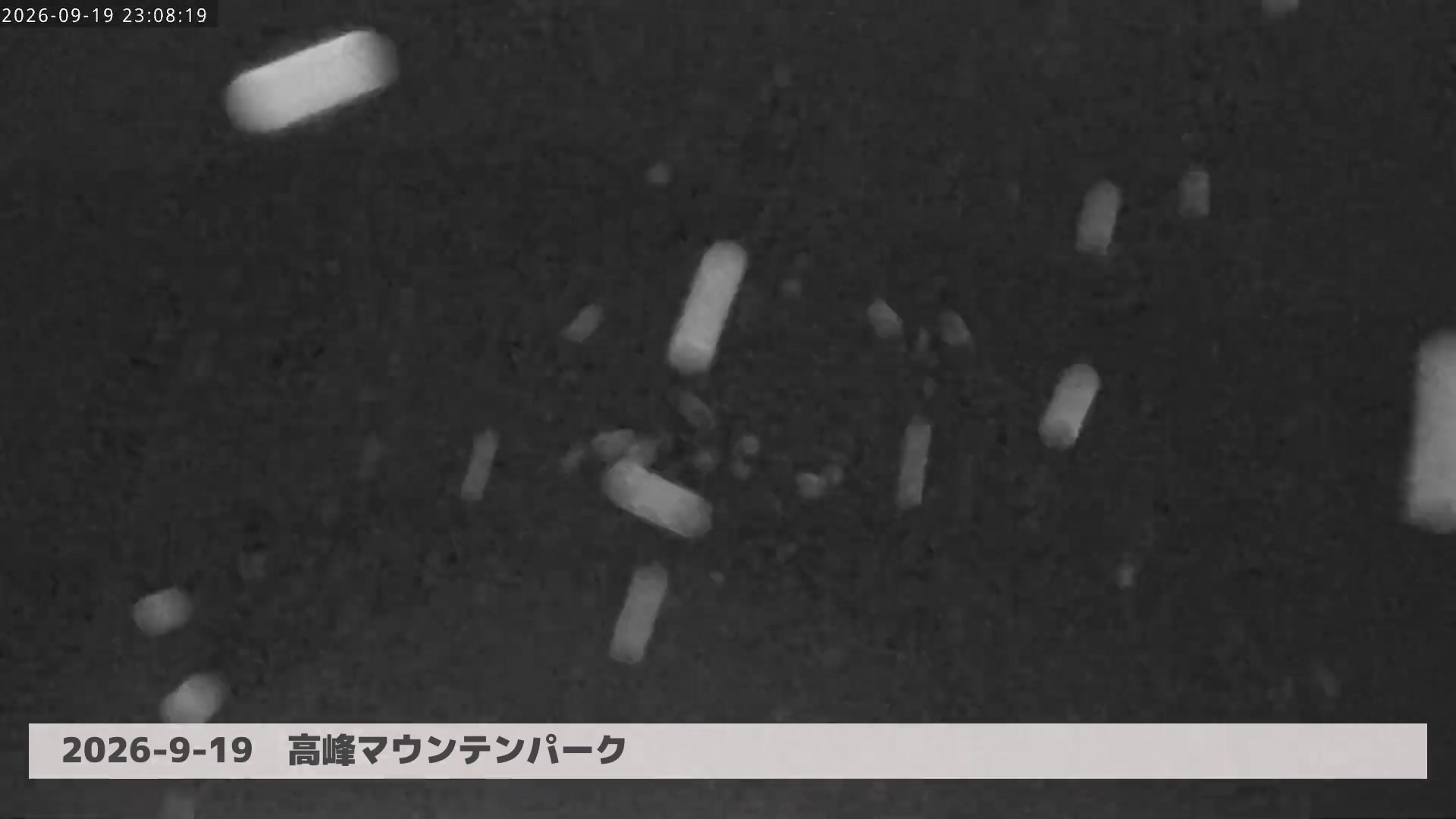 Takamine Diving Course snow cam captured at 19 September 2026 at 11:39 pm GMT+9