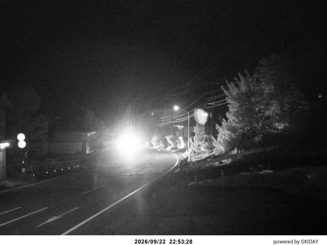 Togakushi Carpark snow cam captured at 22 September 2026 at 11:09 pm GMT+9
