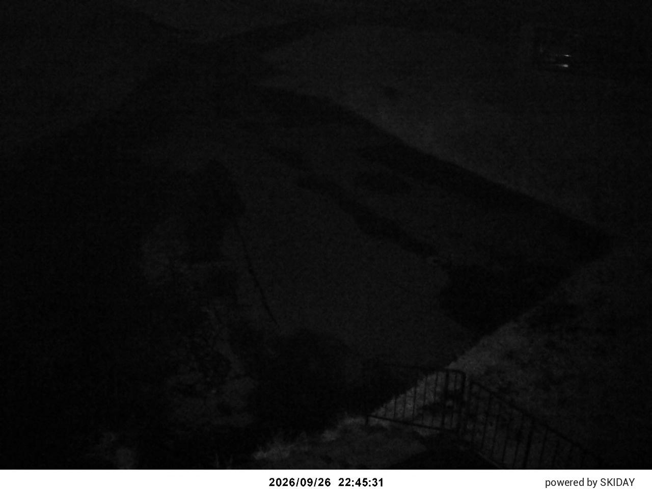 Togakushi Champion Course snow cam captured at 26 September 2026 at 11:07 pm GMT+9
