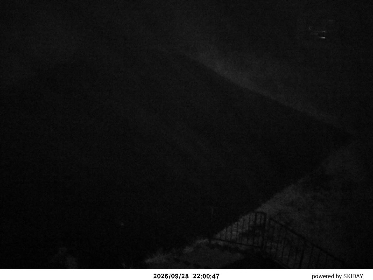 Togakushi Champion Course snow cam captured at 28 September 2026 at 11:05 pm GMT+9