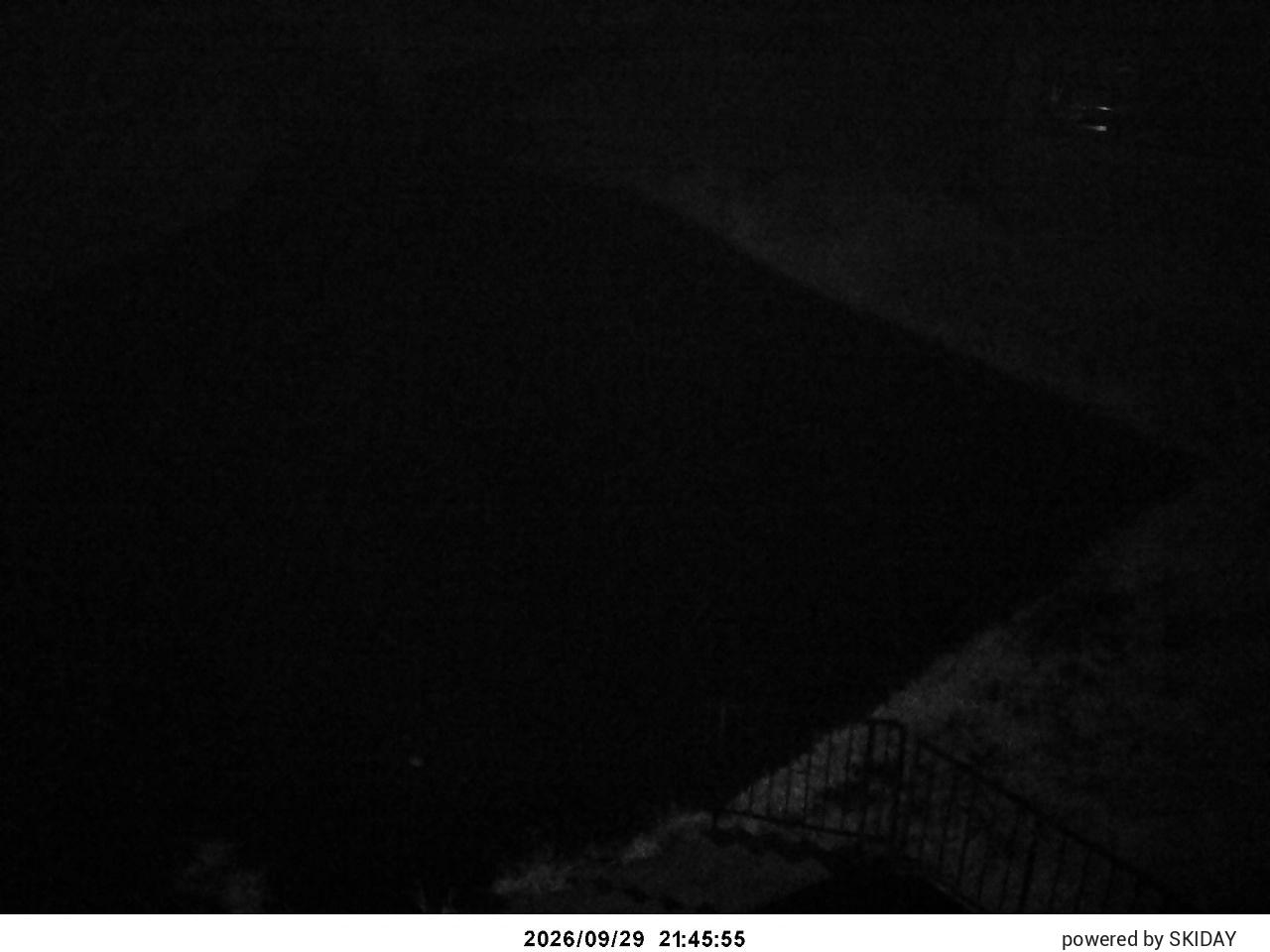 Togakushi Champion Course snow cam captured at 29 September 2026 at 10:59 pm GMT+9