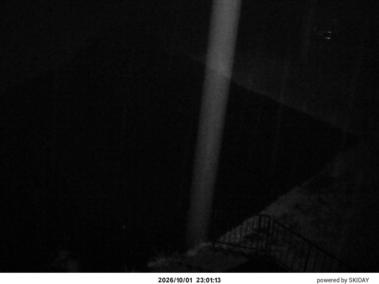 Togakushi Champion Course snow cam captured at 1 October 2026 at 11:31 pm GMT+9