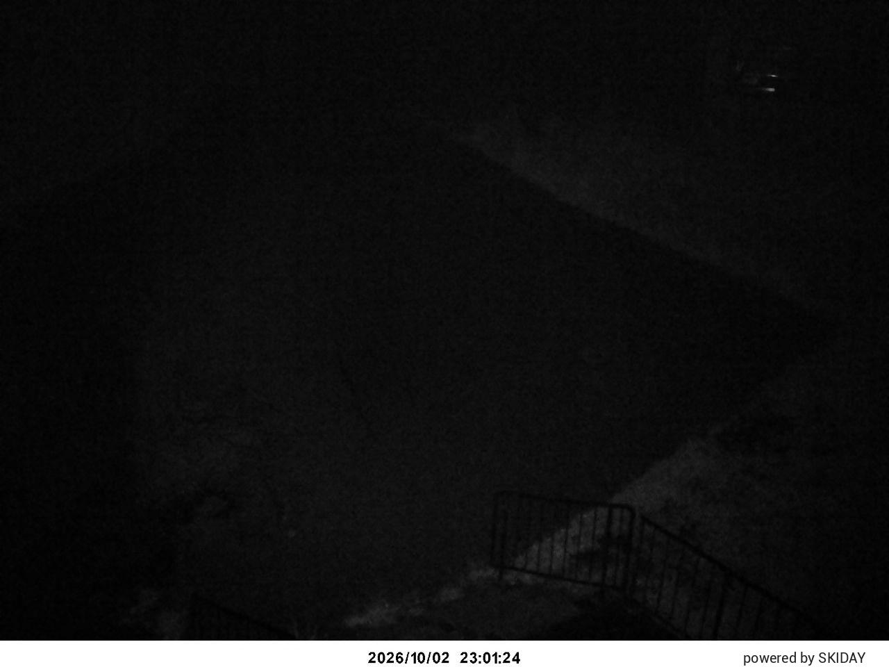 Togakushi Champion Course snow cam captured at 2 October 2026 at 11:38 pm GMT+9