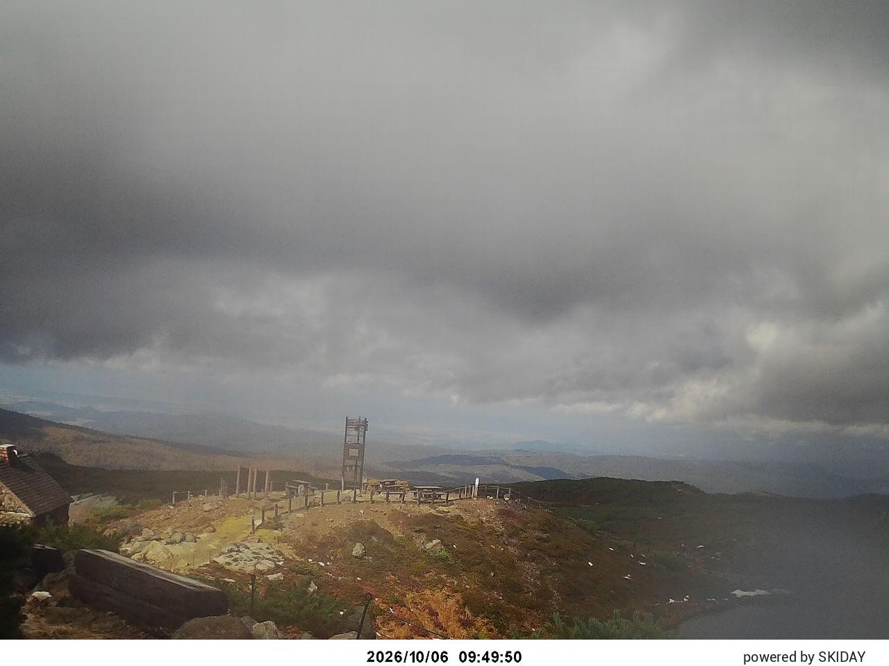 Togari Onsen Earth Dragon Field · Camera 1 snow cam captured at 6 October 2026 at 10:07 am GMT+9
